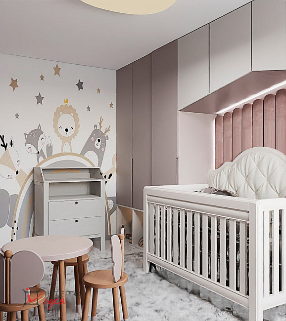 Дизайн детской комнаты 15 м2 для маленькой хозяйки