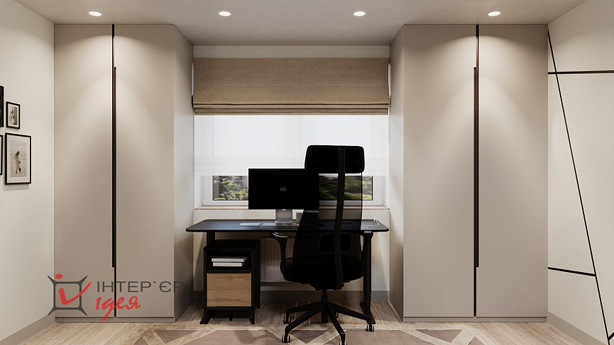 Гостевая комната для молодой пары в ЖК «Андорра»