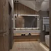 Под крышей дома нашего. Ванная комната в минималистичном стиле.