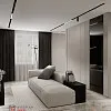 Гостиная в стиле минимализм, 15 м2