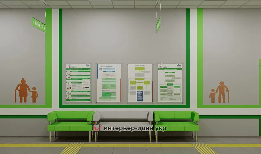 &quot;7ЯClinic&quot;, коридор в отделении семейной терапии