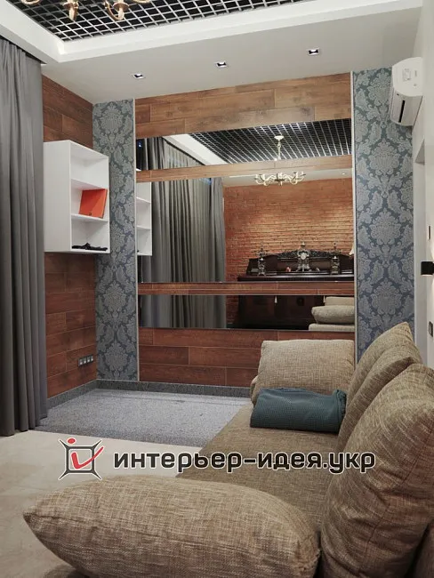 Реализация кабинета в стиле лофт