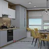 Кухня с желтыми акцентами