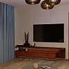 Гостиная в восточных мотивах в квартире в г. Смела