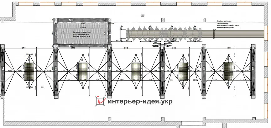 Холл 3-го этажа ТРЦ &quot;Пионер&quot; в г. Черкассы