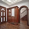 Дизайн холла с классической мебелью в интерьере