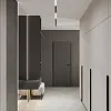 Просторная прихожая в современном минималистическом стиле, 13 м.кв