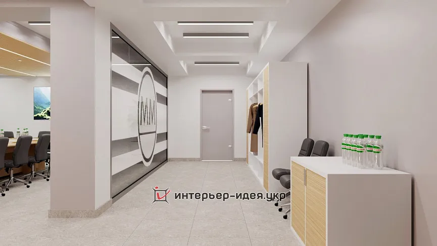 Лаконичное оформление переговорной «Графия Украина»