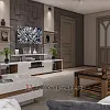 Функциональность в интерьере гостиной и столовой зоны