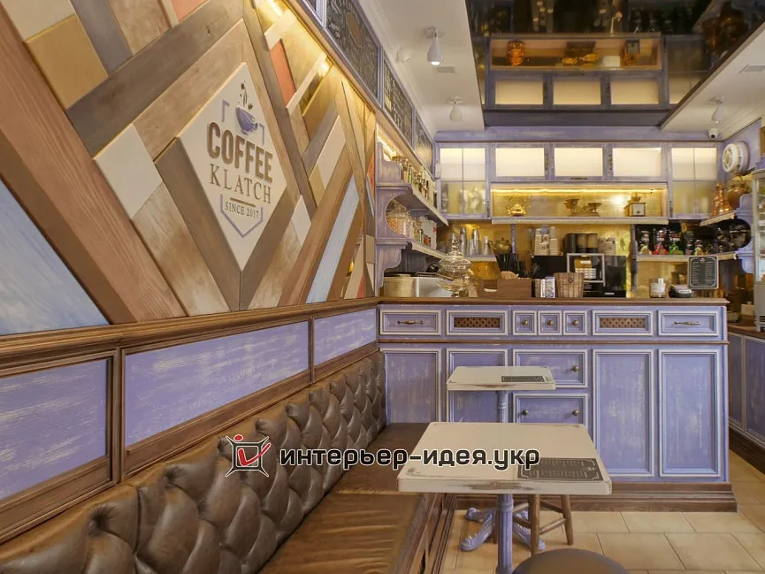 Кафе Coffee Clatch. Фото реализованного проекта.