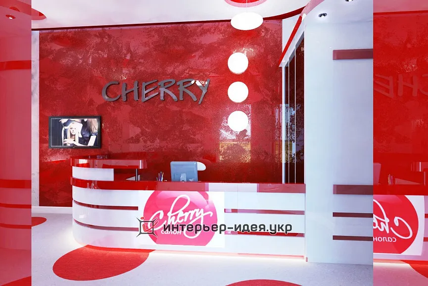Дизайн ресепшн салона красоты &quot;CHERRY&quot;
