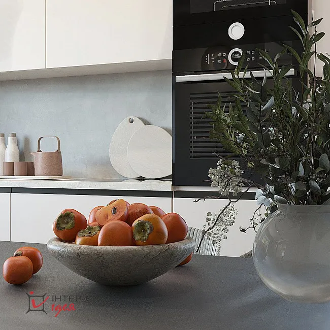 Кухня-студия 20 м² для молодой пары