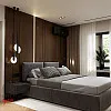 Спальня в стиле современный минимализм, 15 м²