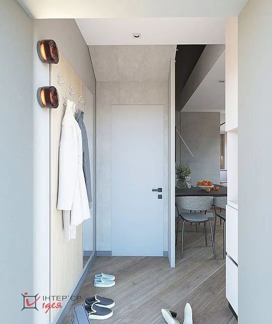 Кухня-студия 20 м² для молодой пары