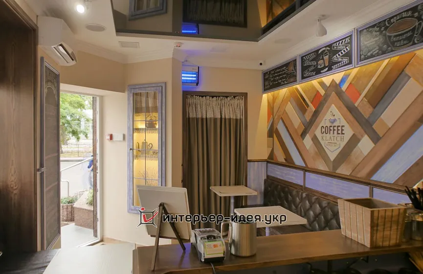Кафе Coffee Clatch. Фото реализованного проекта.